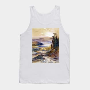 Excelsior Geyser, Yellowstone Park, Thomas Moran 1873 Tank Top